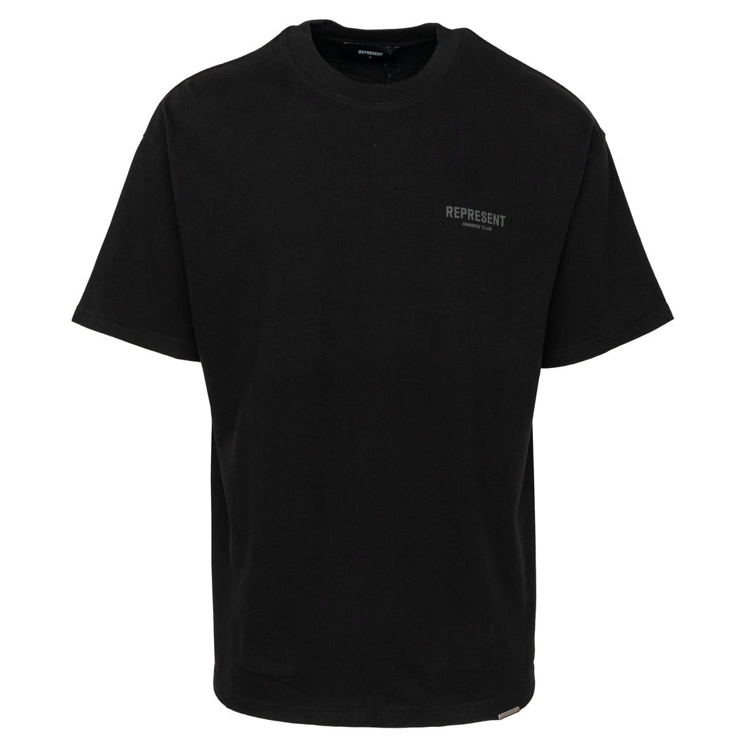 REPRESENT Black Reflective Owners Club Tee