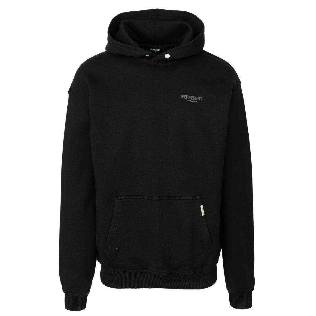 REPRESENT Black Reflective Owners Club Hoodie