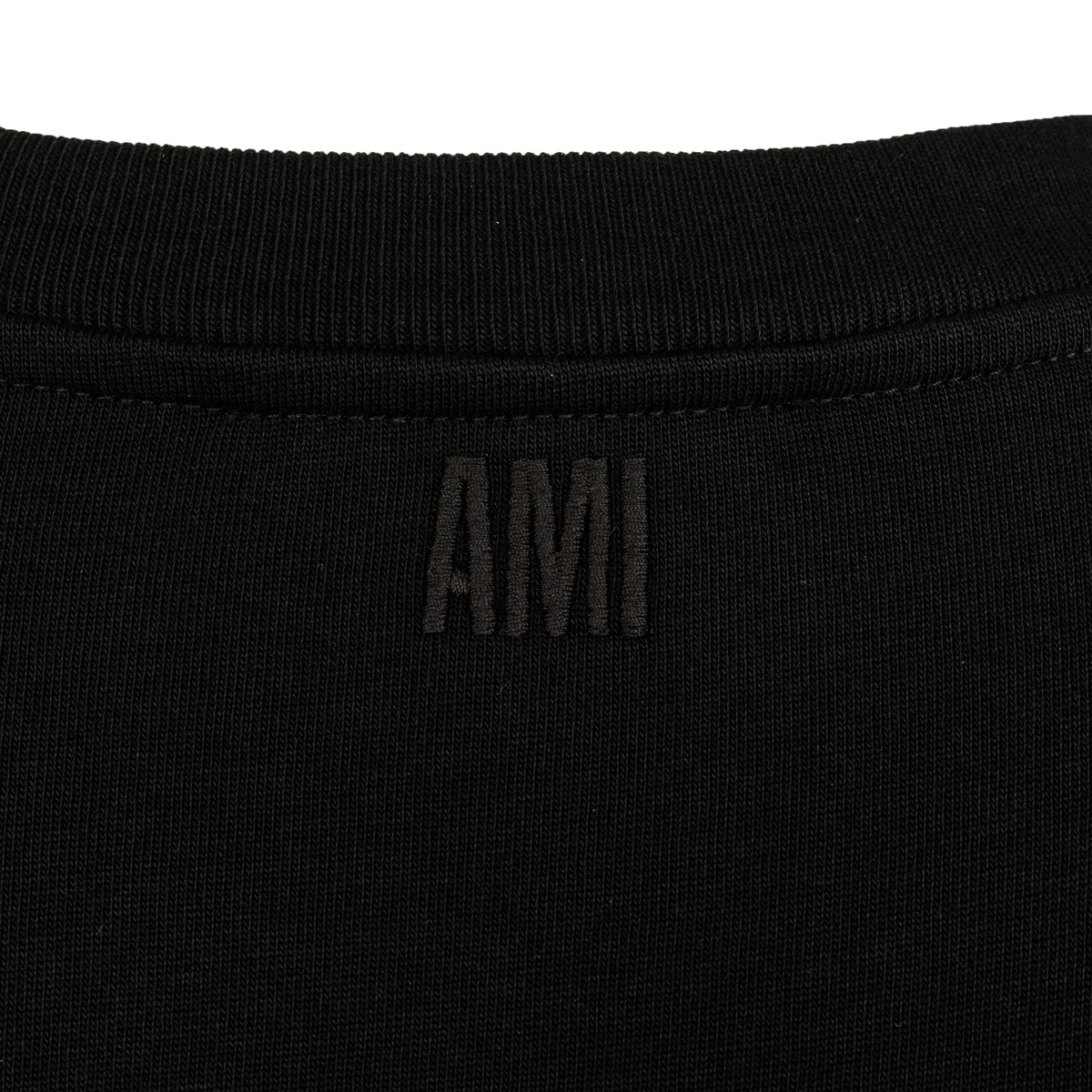 Load image into Gallery viewer, AMI Black Red De Coeur Logo Tee
