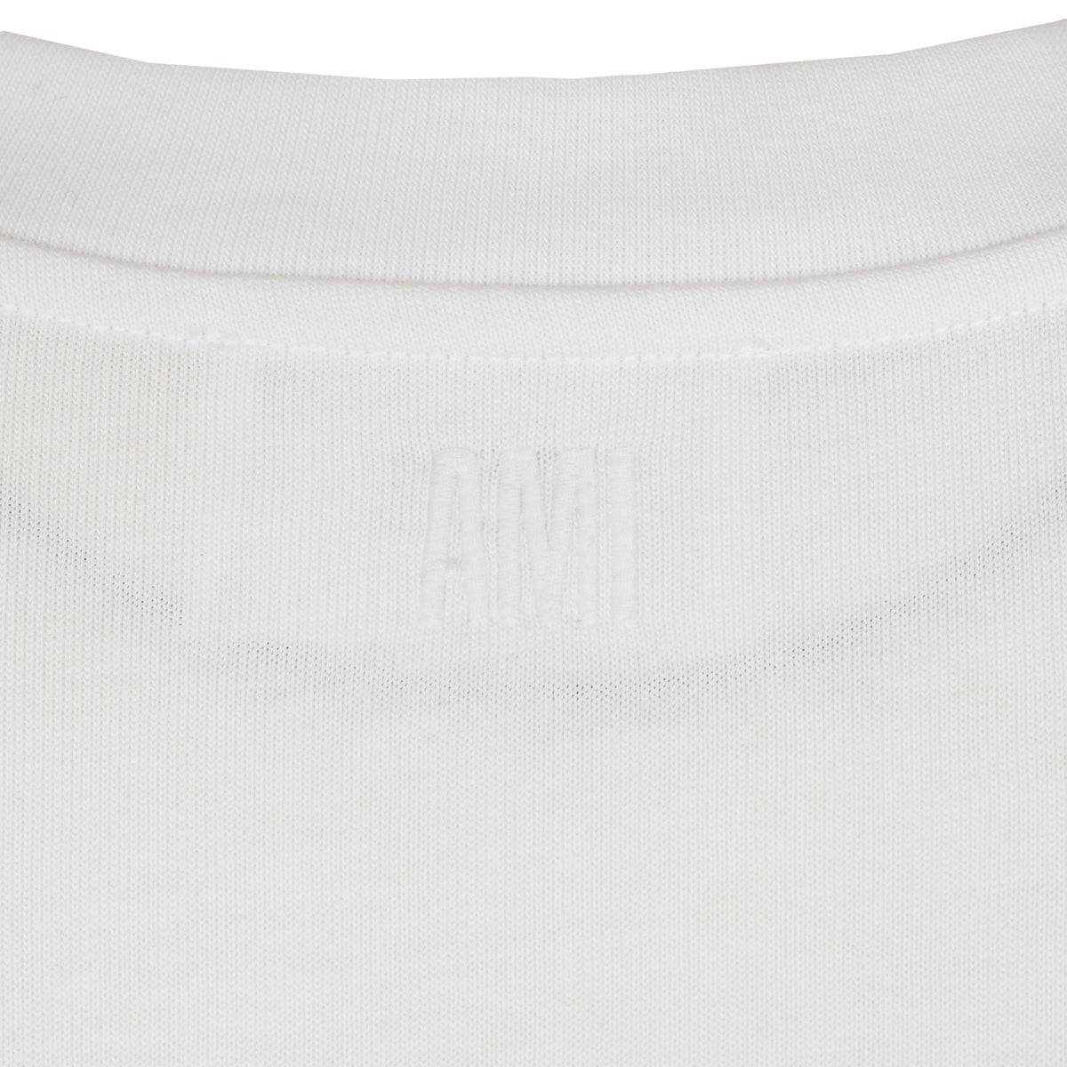 Load image into Gallery viewer, AMI White Red De Coeur Logo Tee
