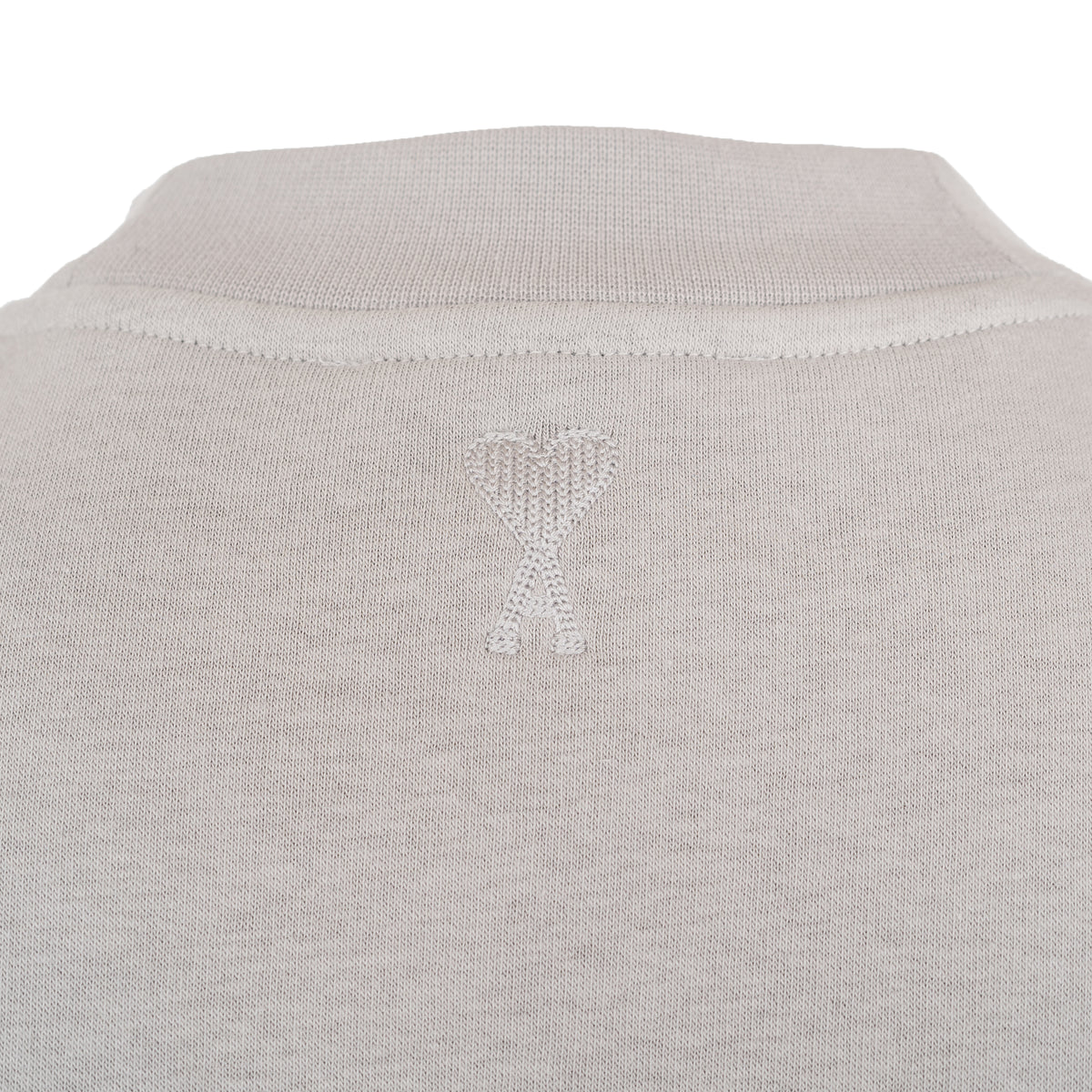 Load image into Gallery viewer, AMI Pearl Grey AMI Sleeve Patch Sweat
