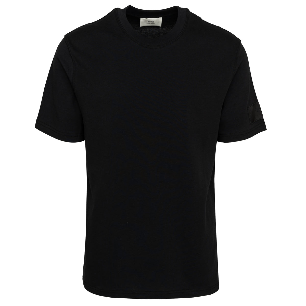 Load image into Gallery viewer, AMI Black Sleeve Patch Tee
