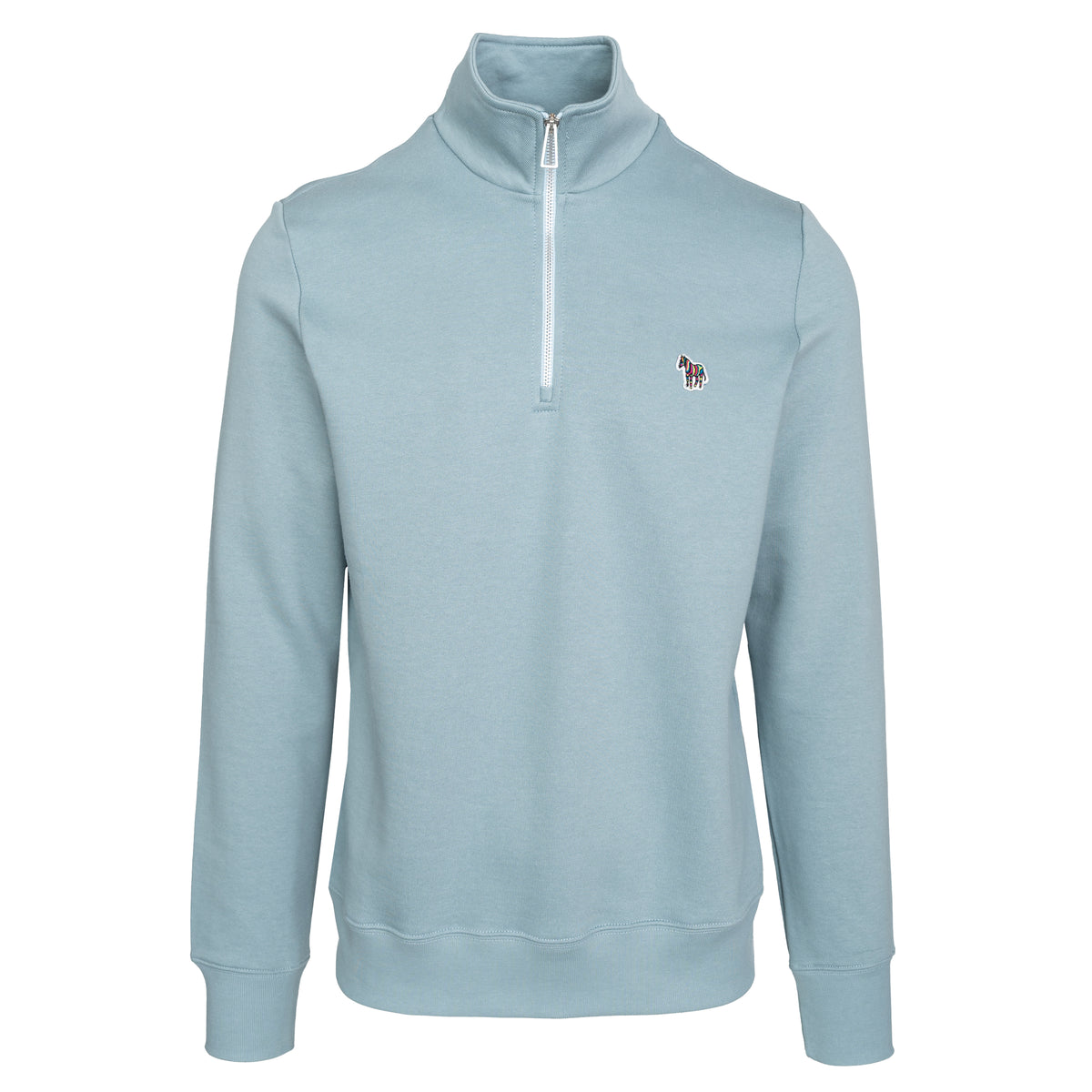 Load image into Gallery viewer, Paul Smith Greyish Blue Regular Fit 1/2 Zip Sweat
