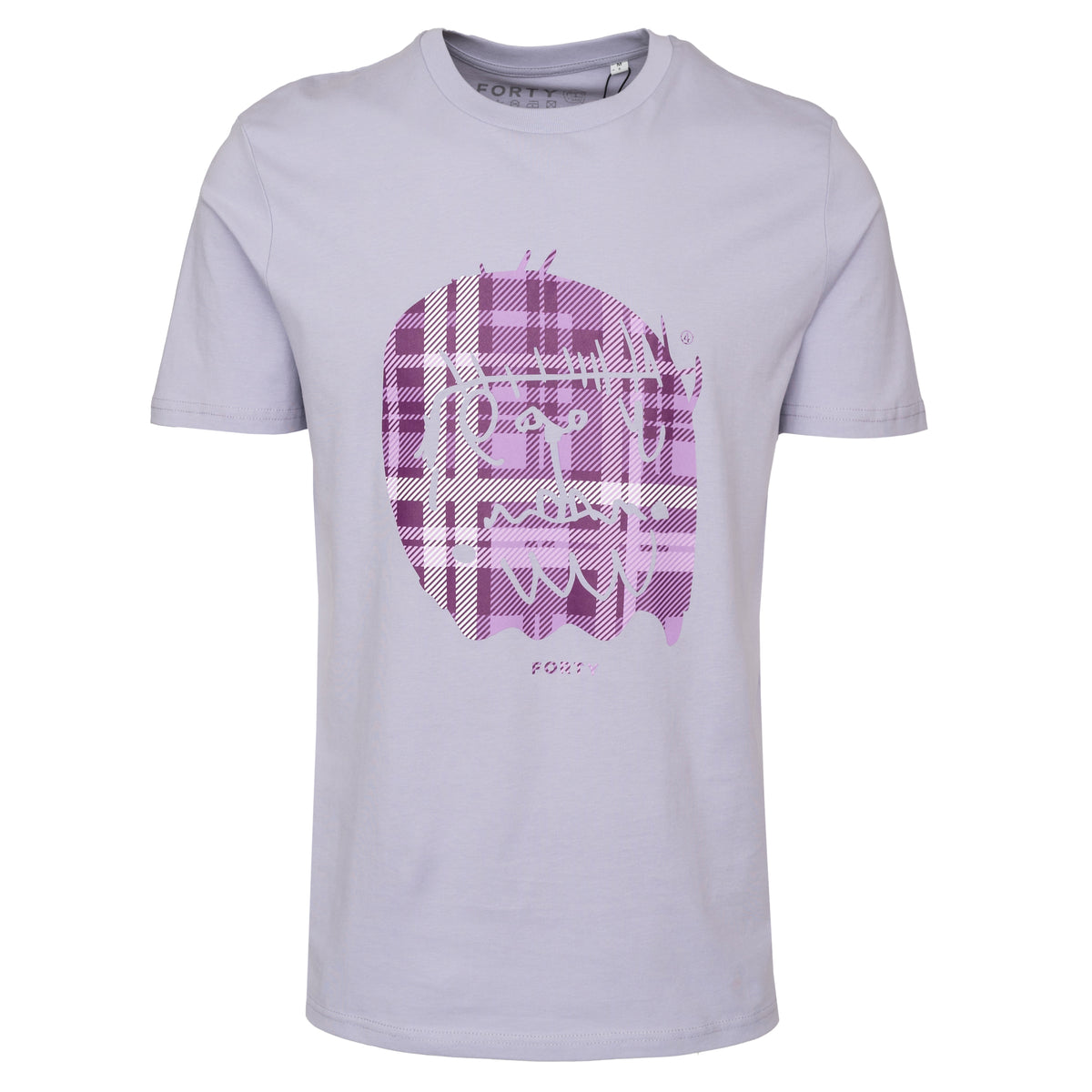 Load image into Gallery viewer, FORTY Lavender/Lilac Breachan Tee
