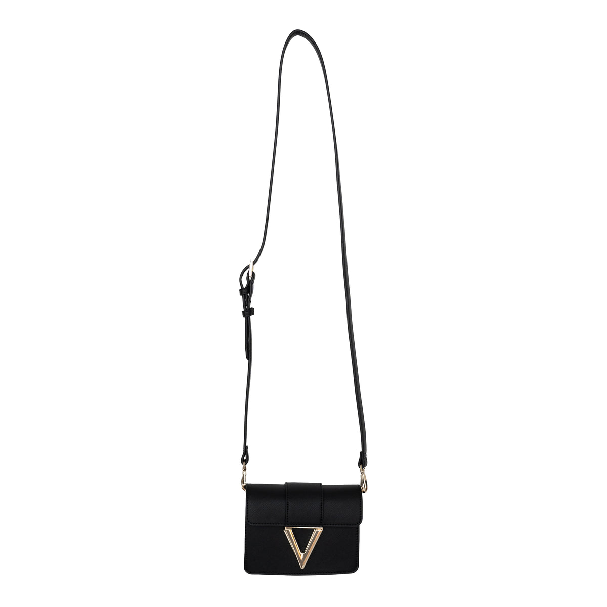 Load image into Gallery viewer, Valentino Bags Nero Black Small Voyage RE Flap Bag
