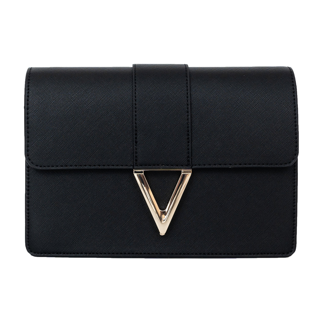 Valentino Bags Nero Black Voyage RE Flap Bag