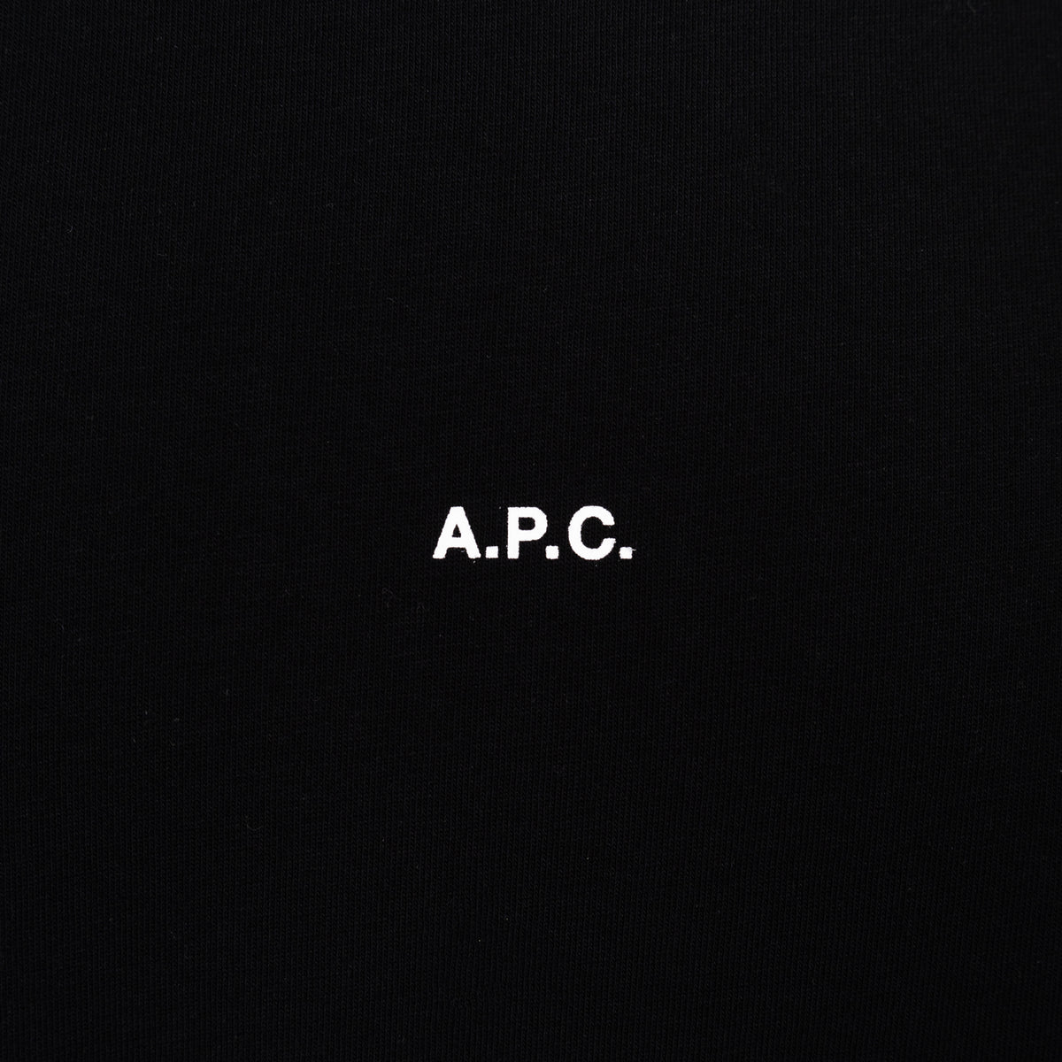 Load image into Gallery viewer, A.P.C. Black Kyle Centre Logo Tee
