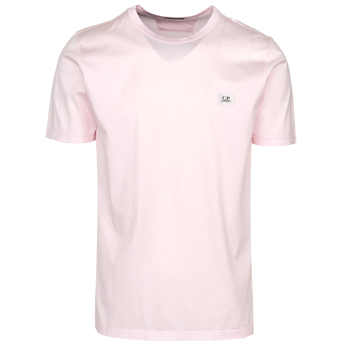 Load image into Gallery viewer, C.P. Company Heavenly Pink 70/2 Mercerised Patch Tee
