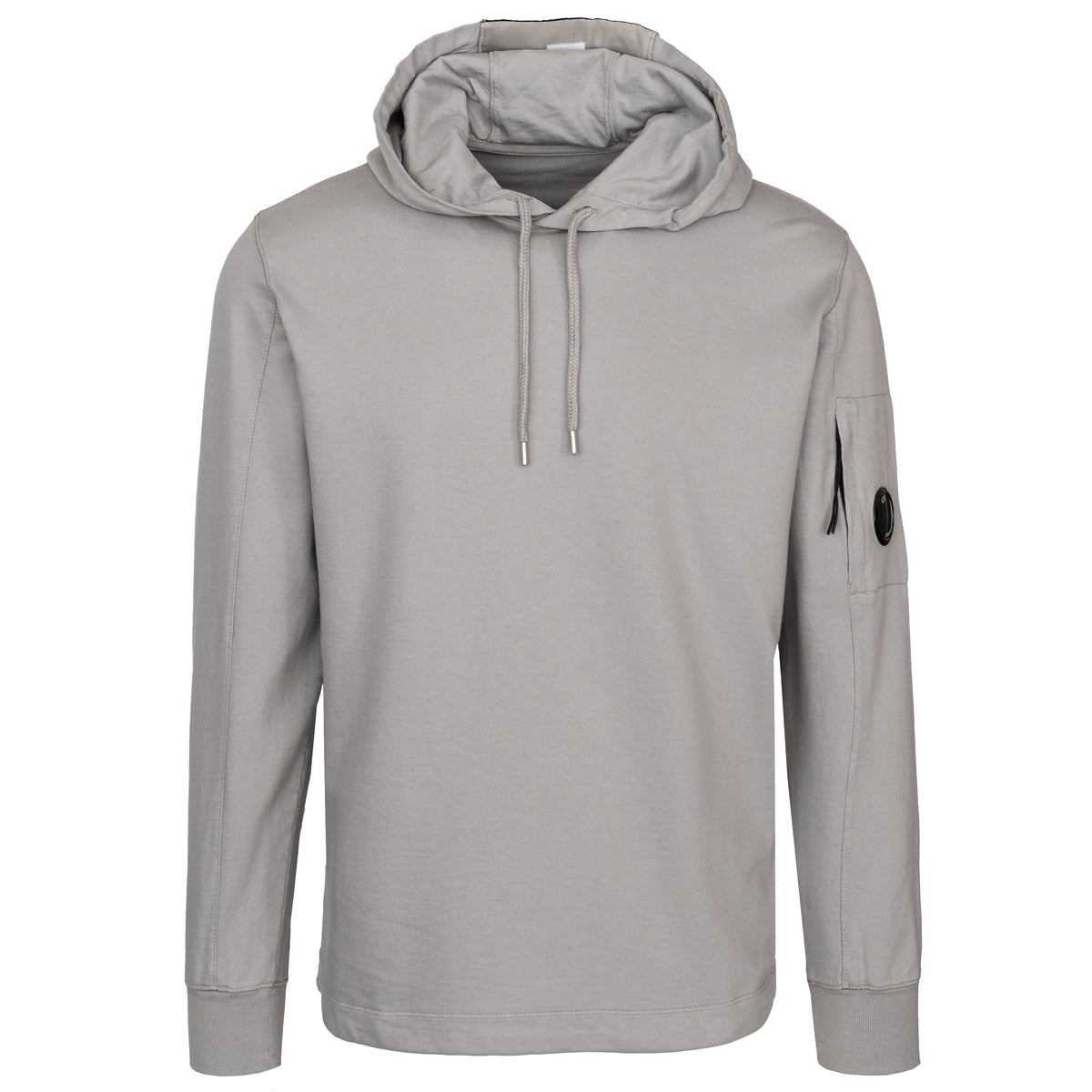 Load image into Gallery viewer, C.P. Company Drizzle Grey Light Fleece Hoodie
