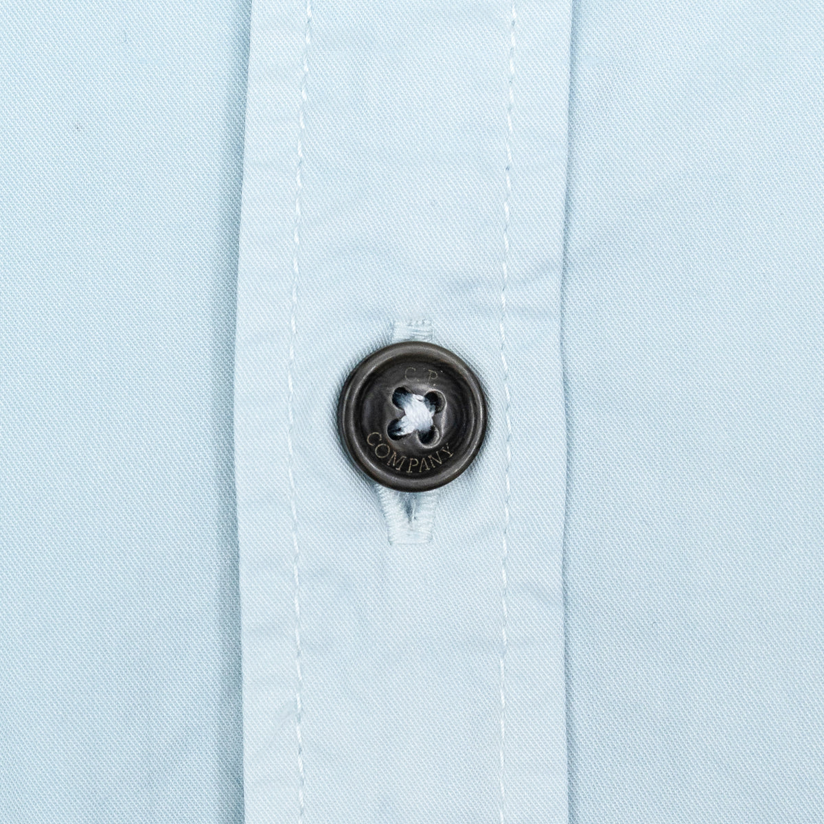 Load image into Gallery viewer, C.P. Company Starlight Blue Gabardine Pocket Shirt
