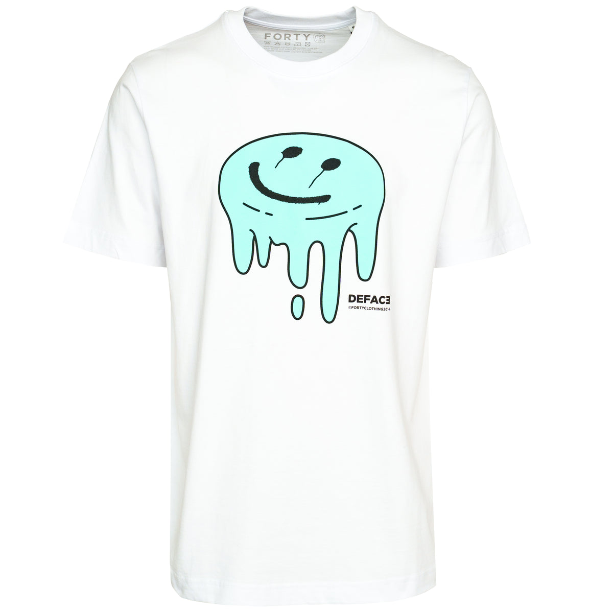 Load image into Gallery viewer, Forty White Drip Tee
