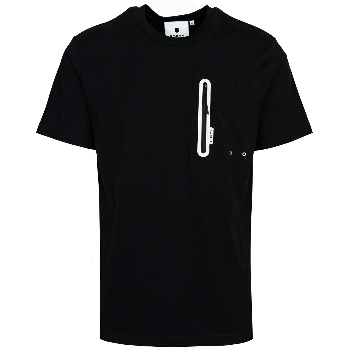 Load image into Gallery viewer, Forty Black Reflective Doyle Pocket Tee
