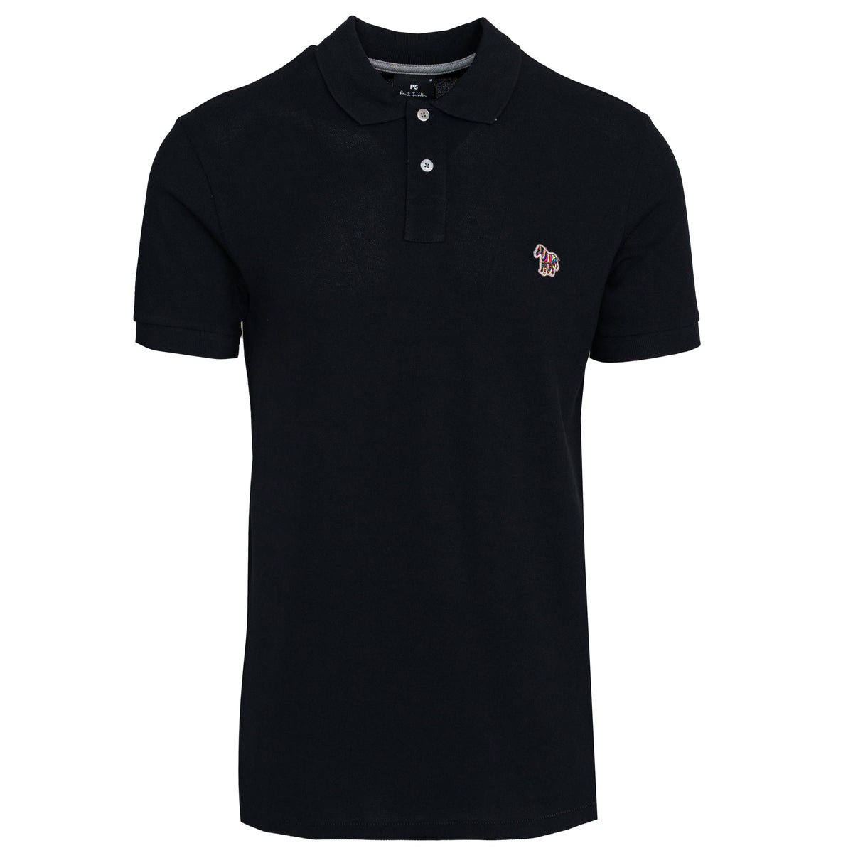Load image into Gallery viewer, Paul Smith Black Slim Fit Zebra Polo
