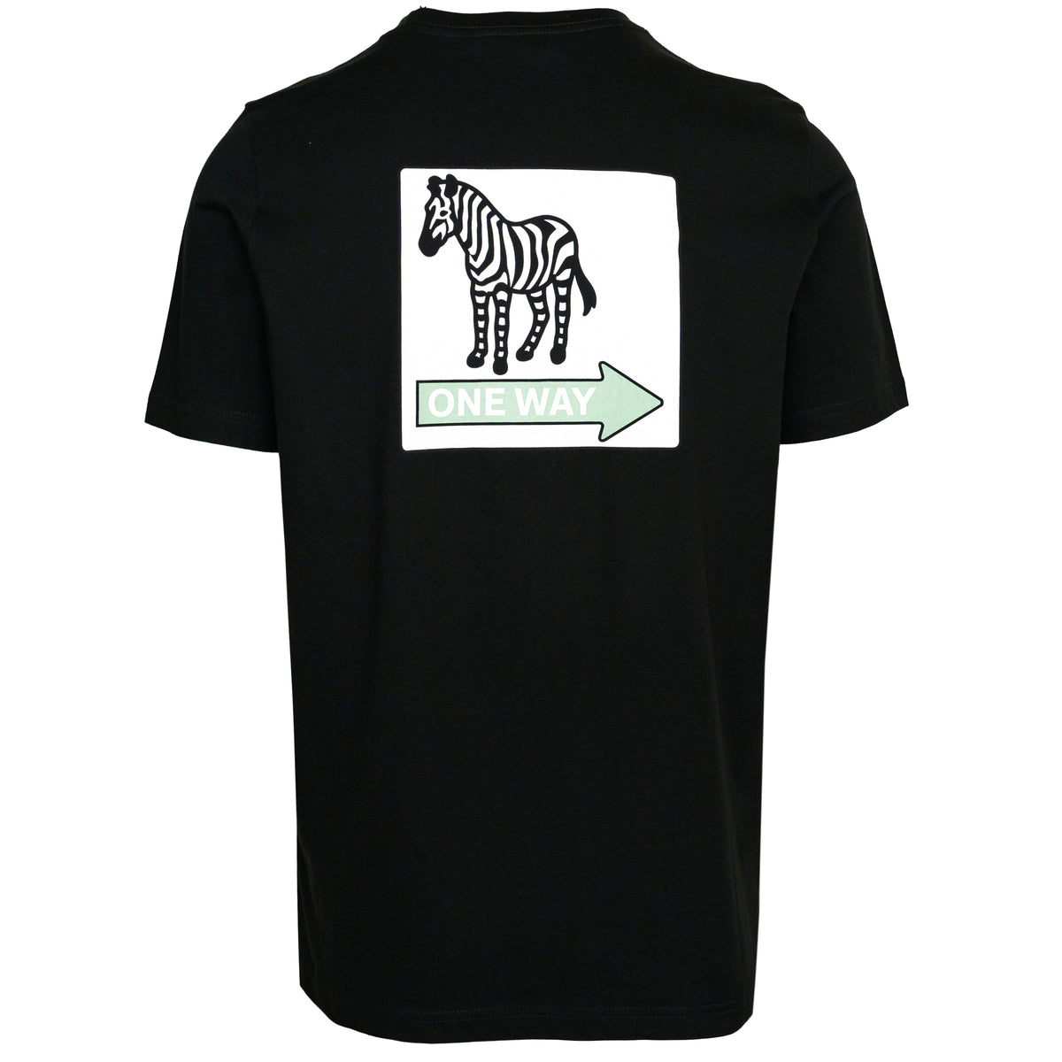 Load image into Gallery viewer, Paul Smith Black Regular Fit One Way Zebra Tee
