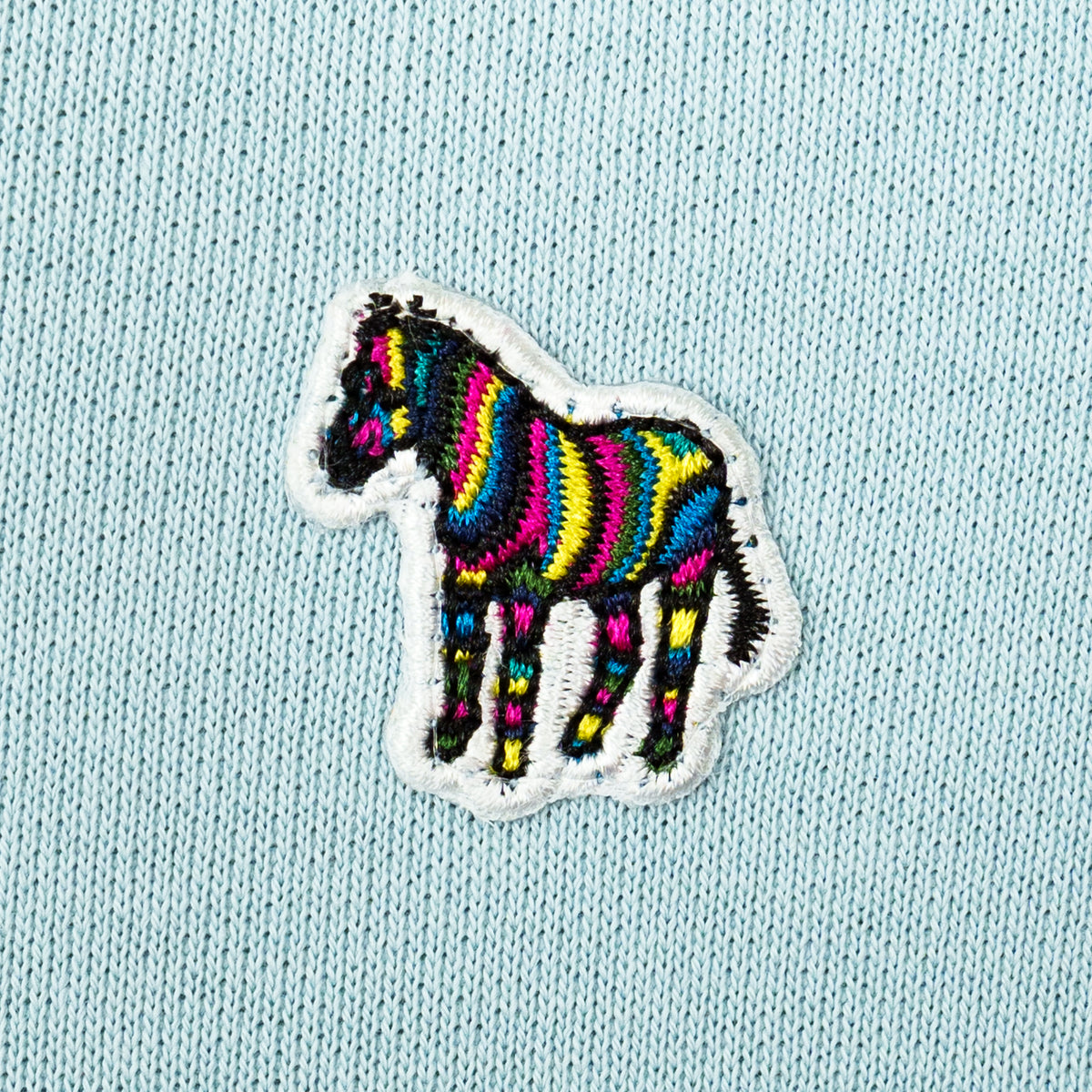 Load image into Gallery viewer, Paul Smith Light Blue Zebra Logo Hoodie
