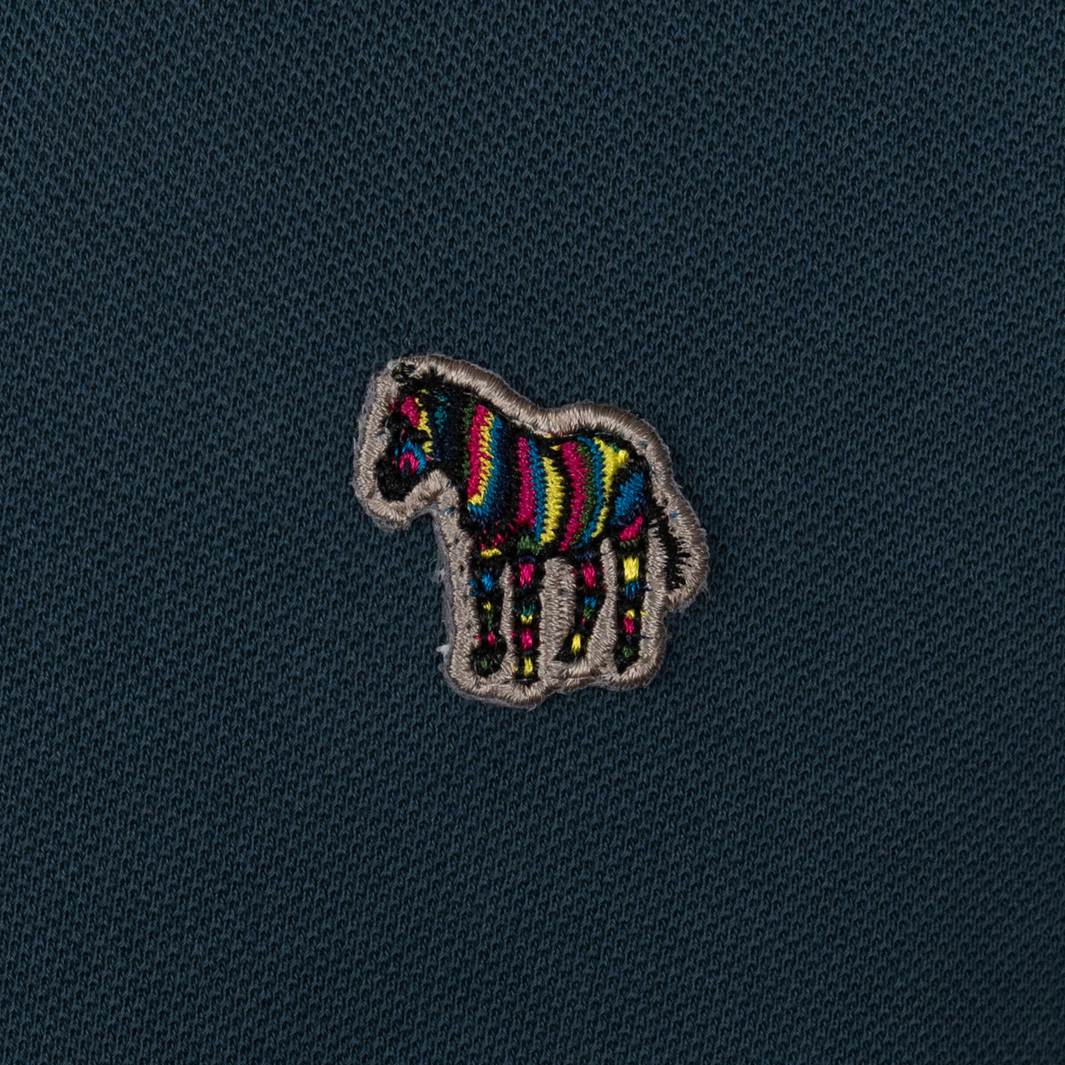 Load image into Gallery viewer, Paul Smith Indigo Regular Fit Zebra Patch Polo
