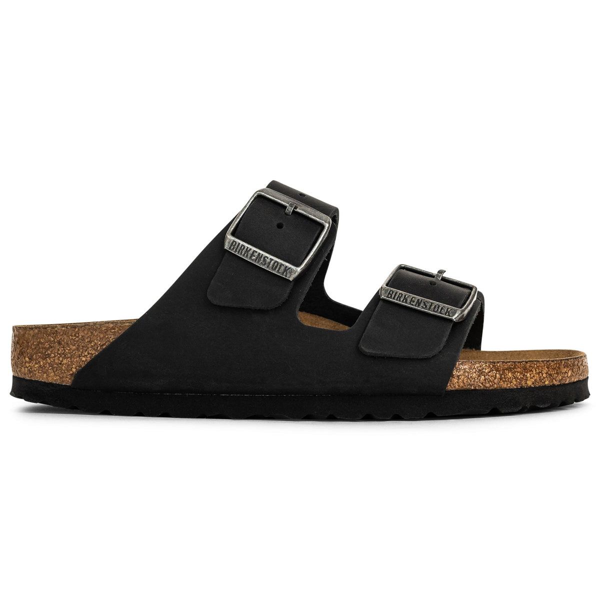 Load image into Gallery viewer, BIRKENSTOCK Black Regular Fit Oiled Leather Arizona
