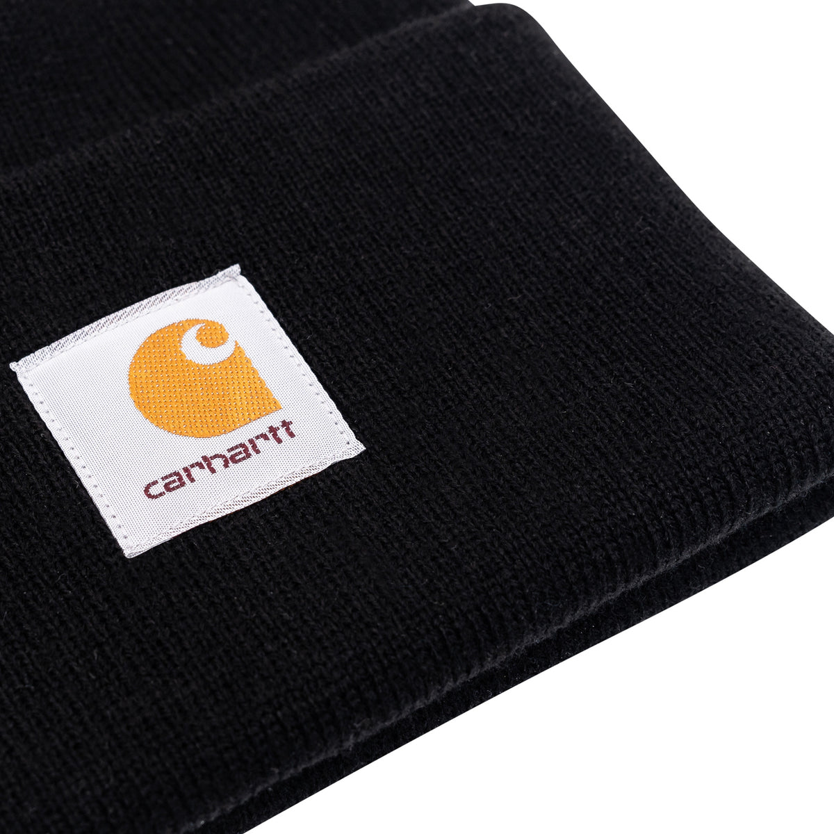 Load image into Gallery viewer, CARHARTT WIP Black Acrylic Watch Beanie
