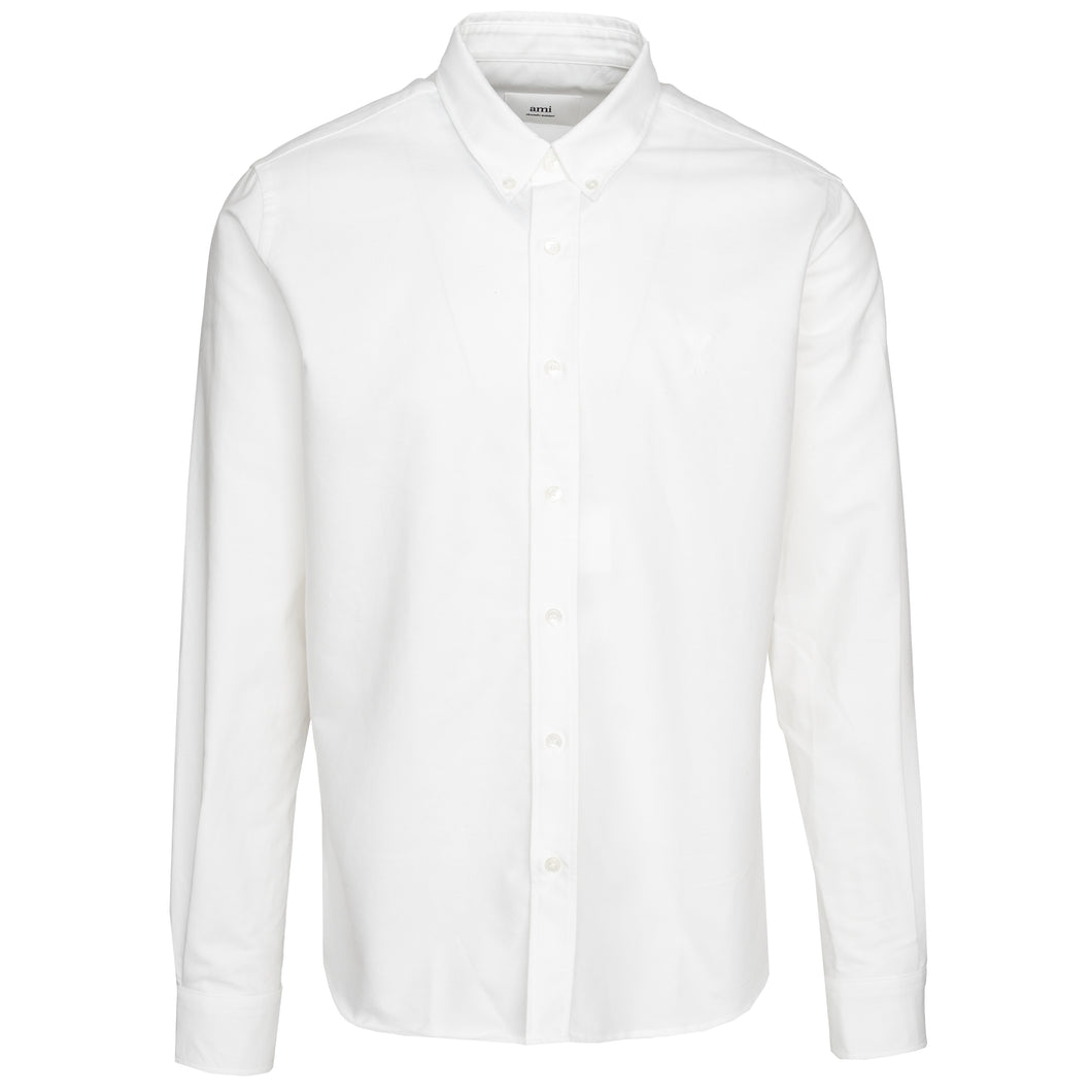 AMI White AMI De Coeur Shirt