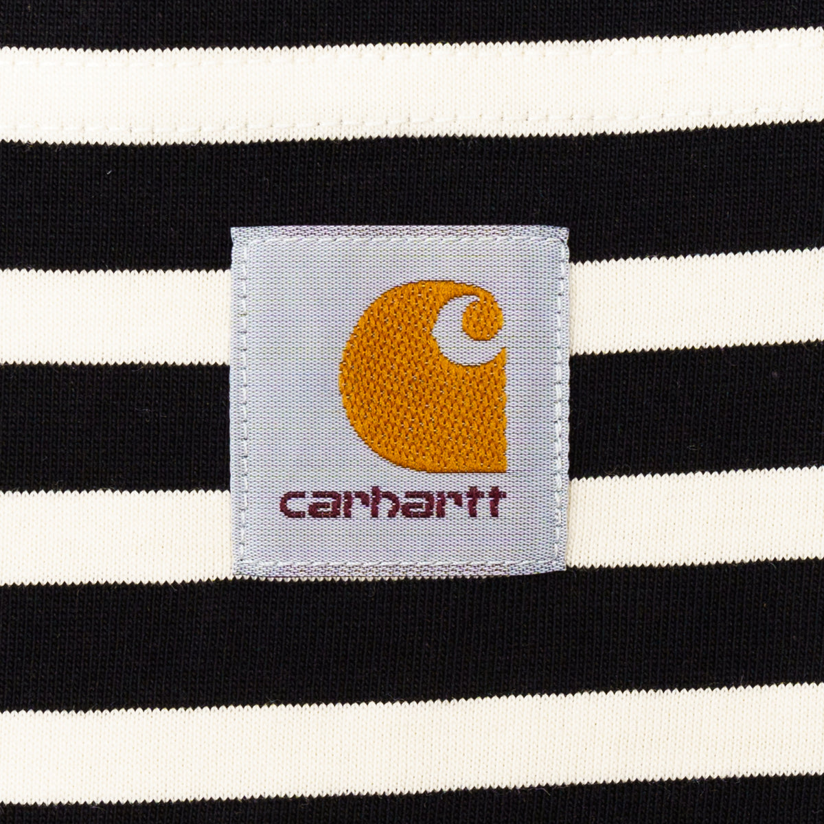 Load image into Gallery viewer, Carhartt WIP Black Seidler Pocket Stripe Tee
