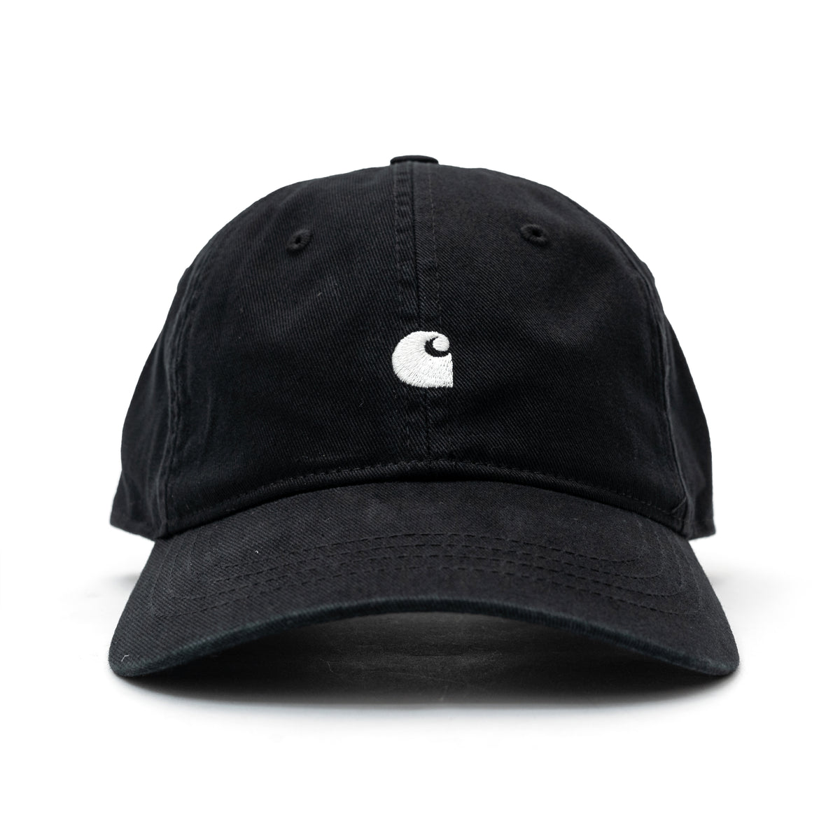 Load image into Gallery viewer, CARHARTT WIP Black Madison Logo Cap
