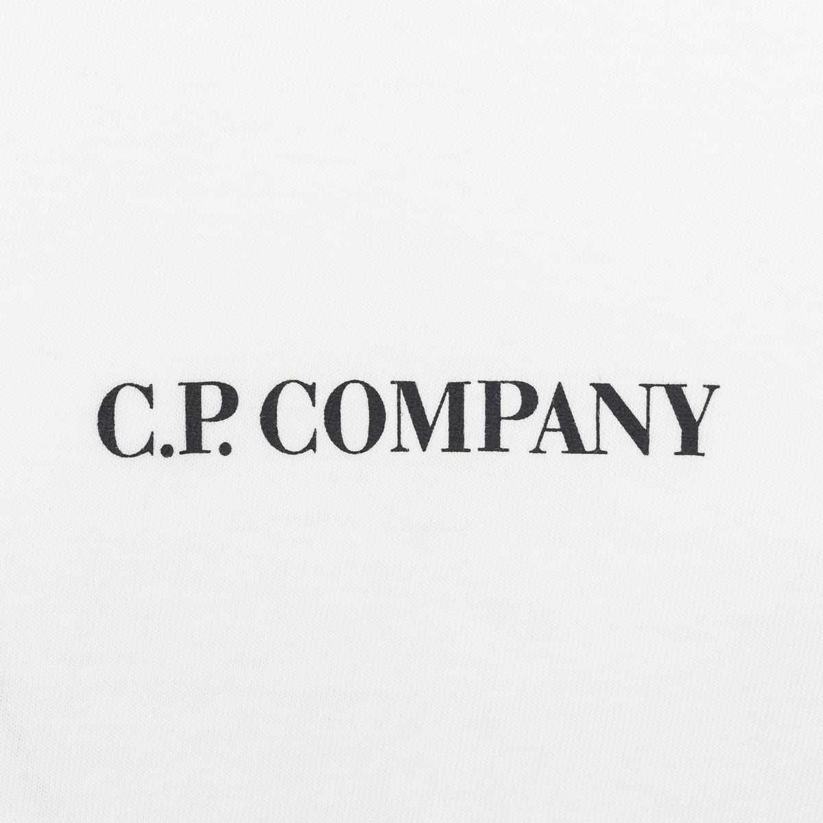 Load image into Gallery viewer, C.P. Company Gauze White 30/1 Centre Logo Tee
