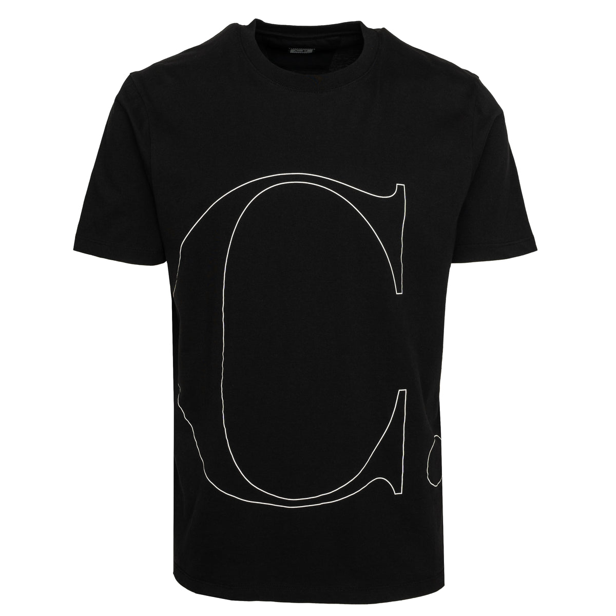 Load image into Gallery viewer, C.P. Company Black 30/1 Large Graphic Tee

