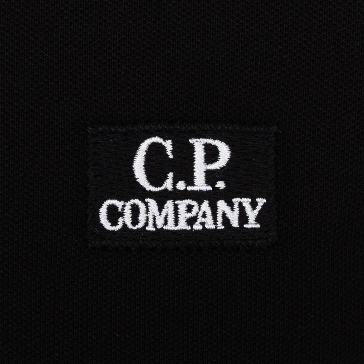 Load image into Gallery viewer, C.P. Company Black Stretch Piquet Patch Polo
