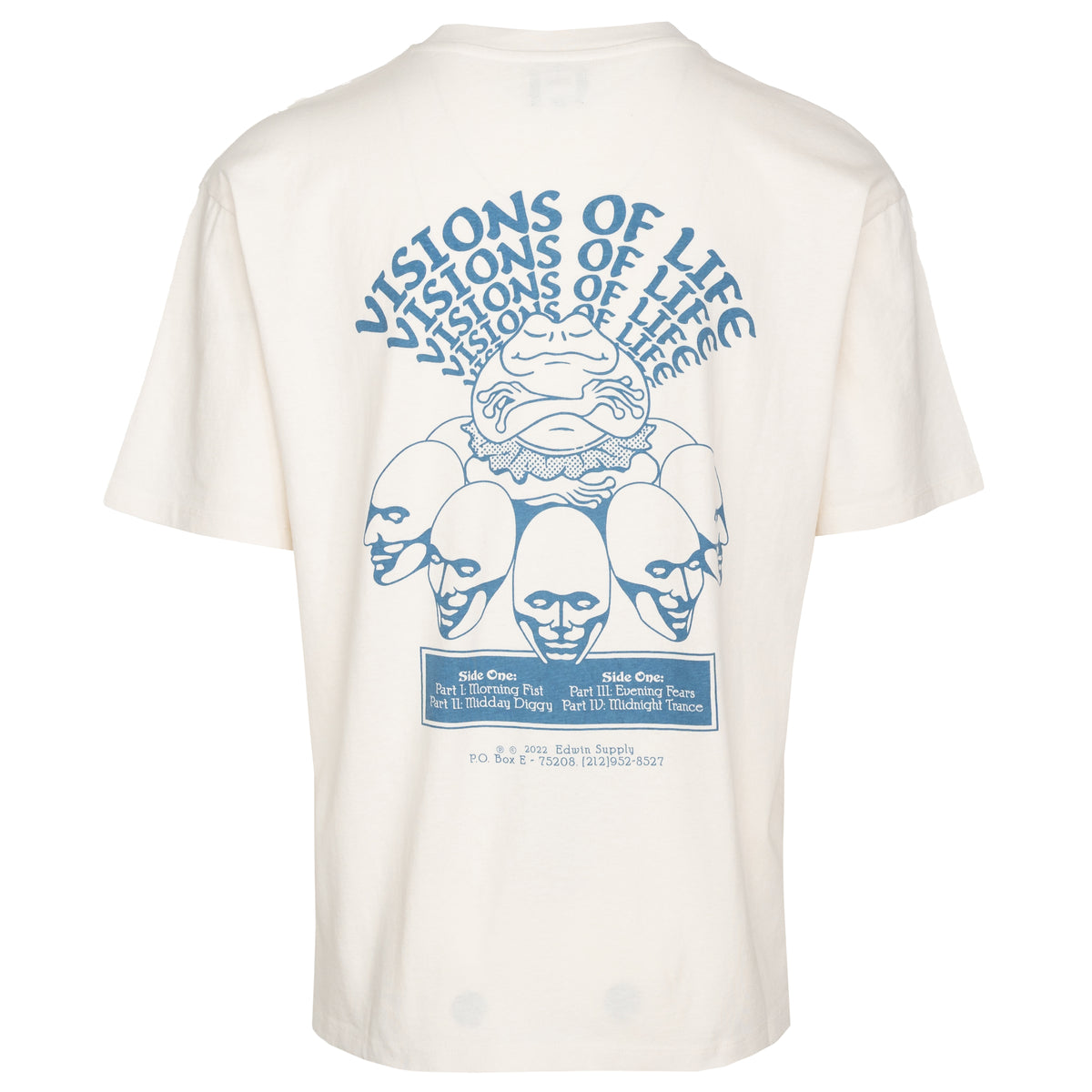 Load image into Gallery viewer, EDWIN Whisper White Visions Of Life Tee
