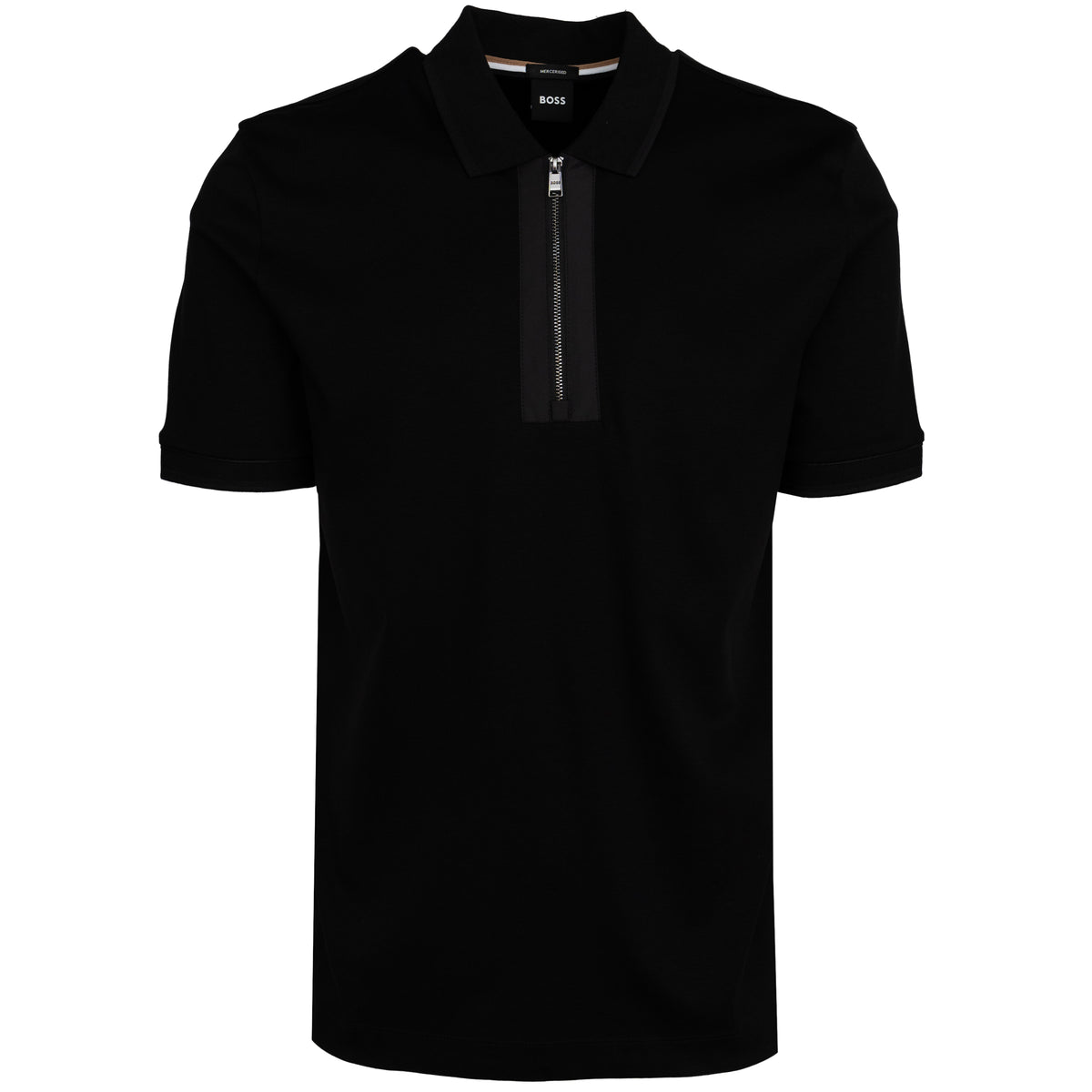 Load image into Gallery viewer, BOSS Black Paras 199 Zip Polo
