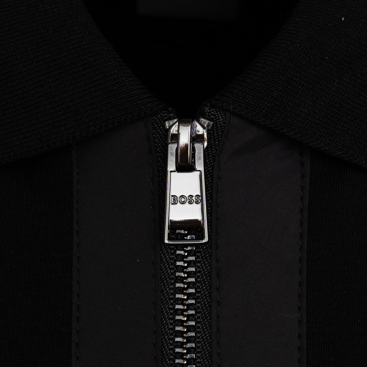 Load image into Gallery viewer, BOSS Black Paras 199 Zip Polo
