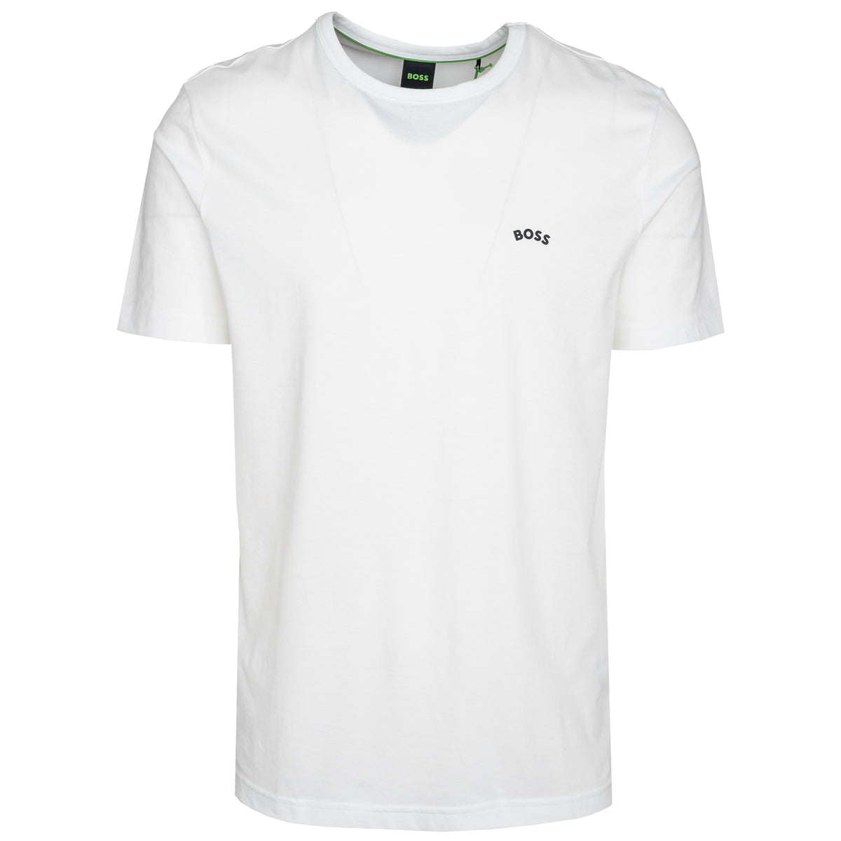Load image into Gallery viewer, BOSS White Tee Curved Logo Tee
