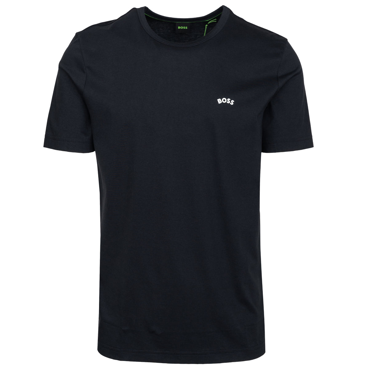 Load image into Gallery viewer, BOSS Dark Navy Tee Curved Logo Tee
