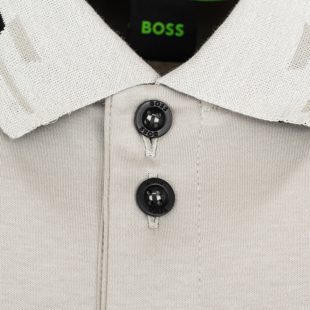 Load image into Gallery viewer, Boss Light Grey Paddy 1 Logo Polo
