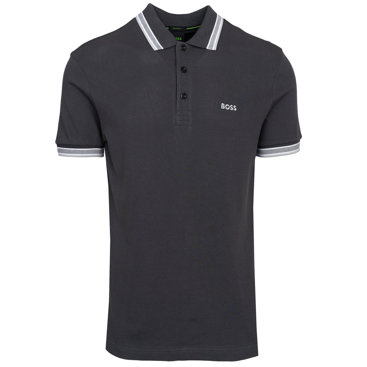 Load image into Gallery viewer, Boss Dark Grey Paddy Polo

