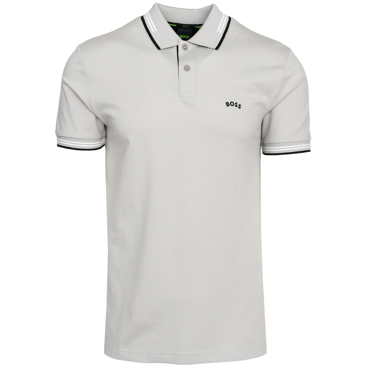 Load image into Gallery viewer, BOSS Open Grey Paul Curved Polo
