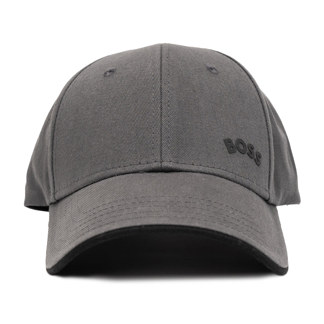 Boss Dark Grey Cap Bold Curved