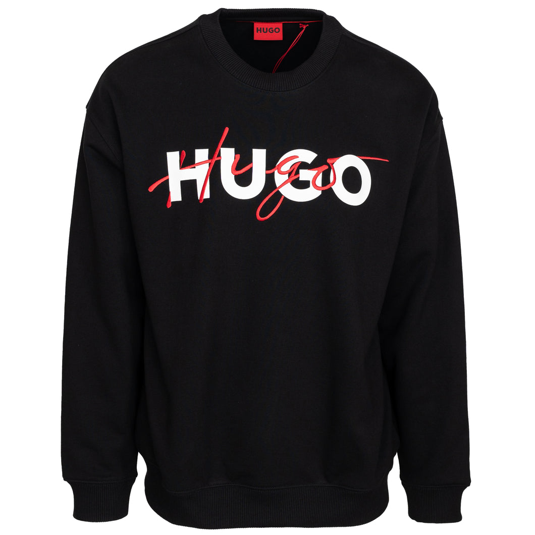HUGO Black Droyko Hugo Logo Sweat