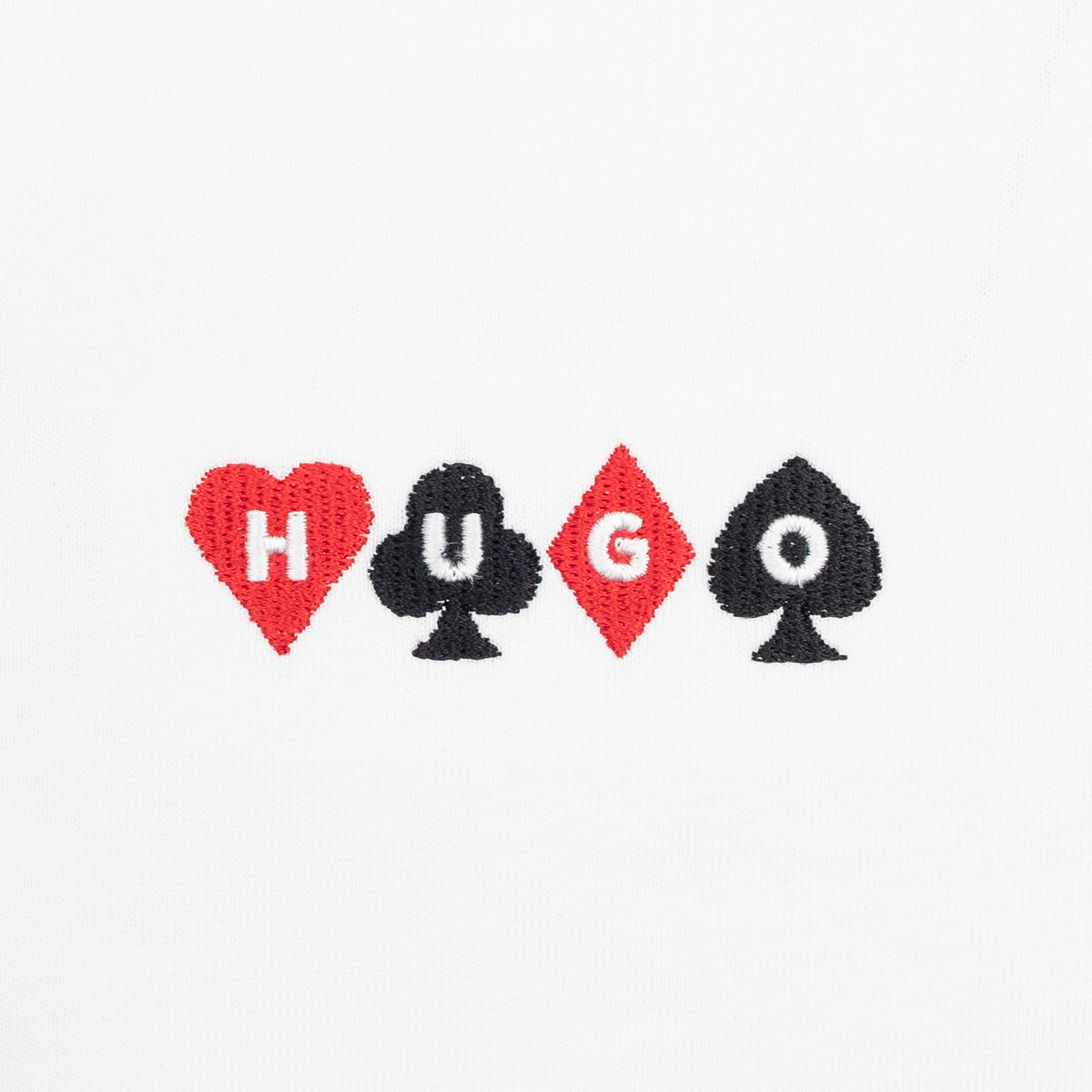 Load image into Gallery viewer, HUGO White Dorki Playing Card Tee
