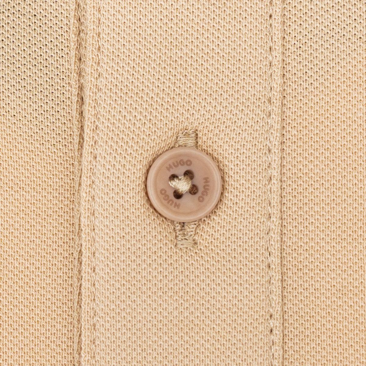 Load image into Gallery viewer, Hugo Beige Drouts Embossed Logo Polo
