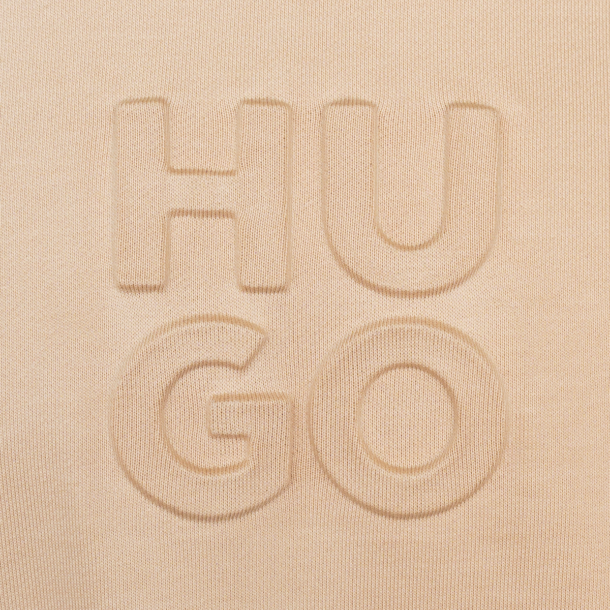 Load image into Gallery viewer, Hugo Beige Dumbkin Embossed Logo Sweat
