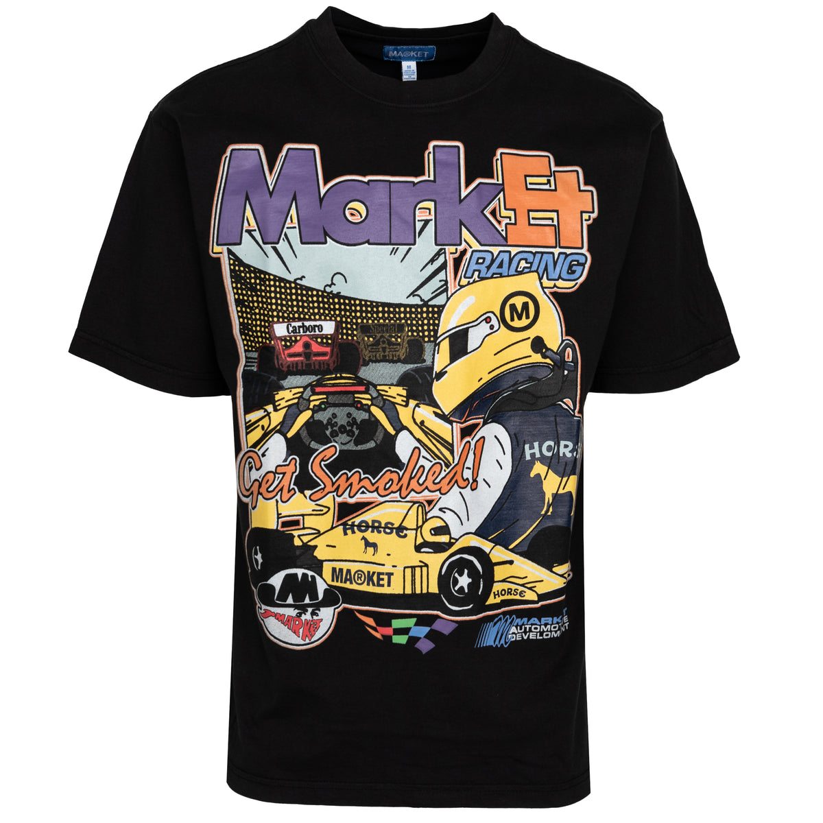 Load image into Gallery viewer, MARKET Black Express Racing Tee

