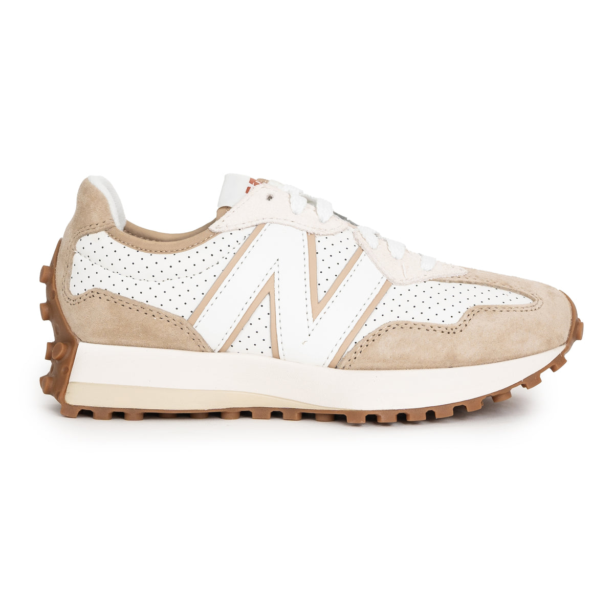 Load image into Gallery viewer, New Balance Incense White 327 Trainer
