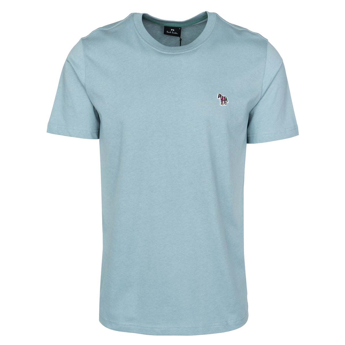 Load image into Gallery viewer, Paul Smith Light Blue Regular Fit Zebra Logo Tee
