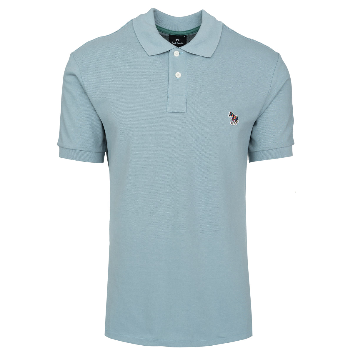 Load image into Gallery viewer, Paul Smith Light Blue Regular Fit Zebra Logo Polo
