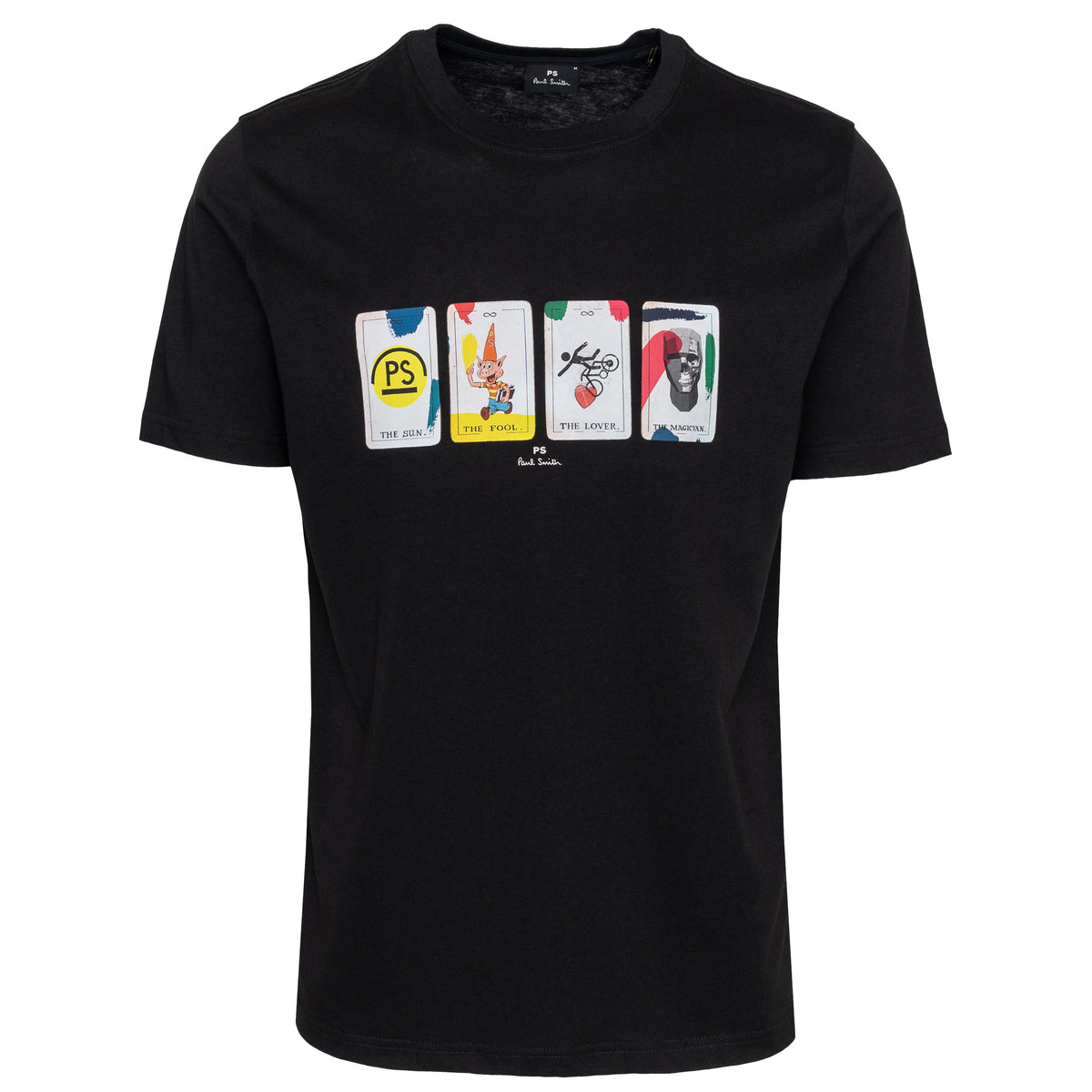Load image into Gallery viewer, Paul Smith Black Regular Fit Tarot Card Tee
