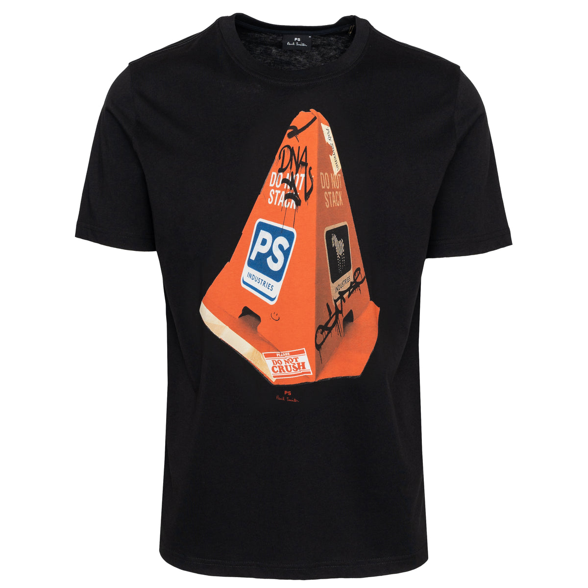 Load image into Gallery viewer, Paul Smith Black Regular Fit Cone Tee
