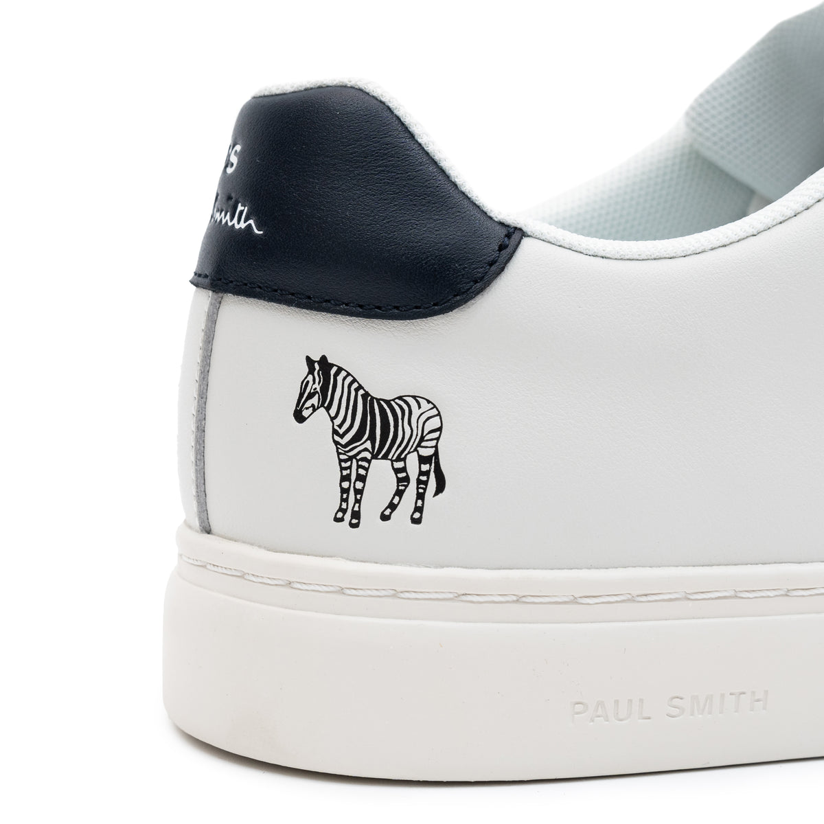 Load image into Gallery viewer, Paul Smith White Navy Tab Rex Shoe

