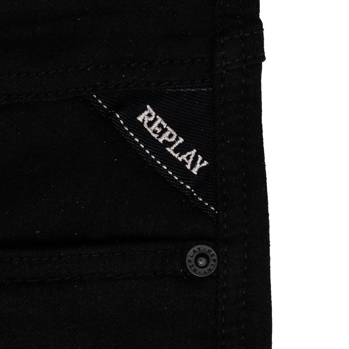 Load image into Gallery viewer, REPLAY Anbass Black Wash Power Stretch Denim
