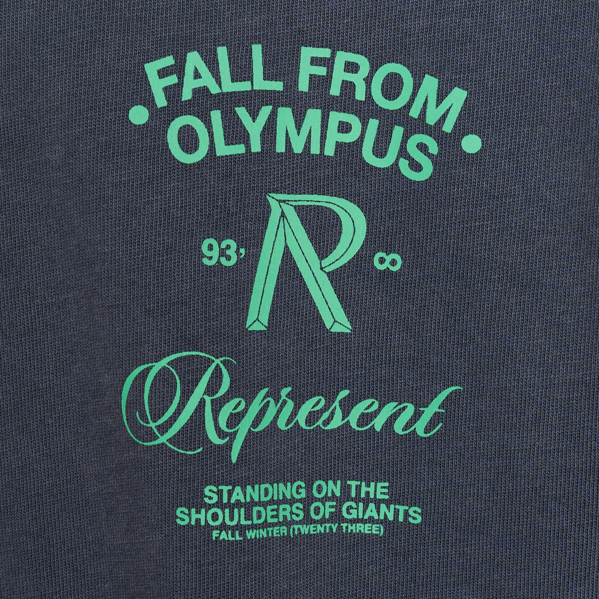Load image into Gallery viewer, REPRESENT Storm Grey Fall From Olympus Tee
